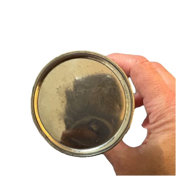 Vintage Cut Glass Jar with Metal Base & Lid Possible Spoon Holder Lepelvaasje - Picture 4 of 9